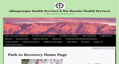 Desktop Screenshot of abqhealthservices.com